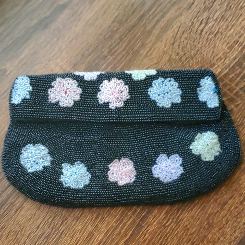 Vintage Du-Val Beaded Clutch 50's